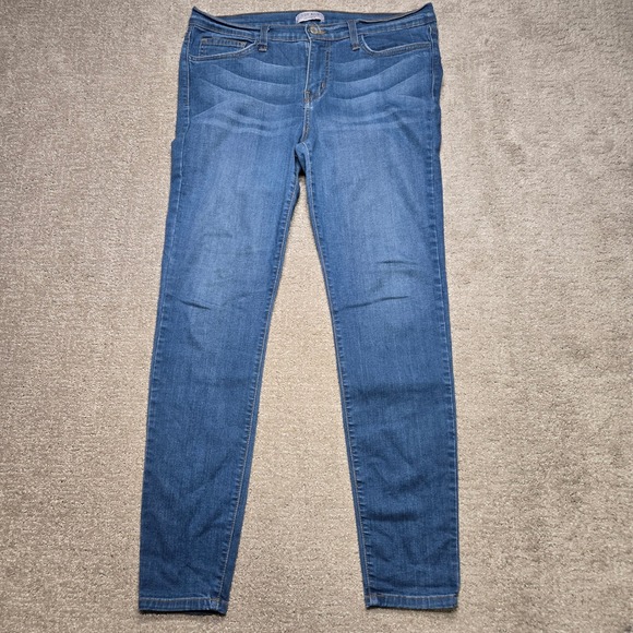 Judy Blue Denim - Judy Blue Los Angeles Skinny Jeans Medium Wash High Rise Style 8390 Size 15/32